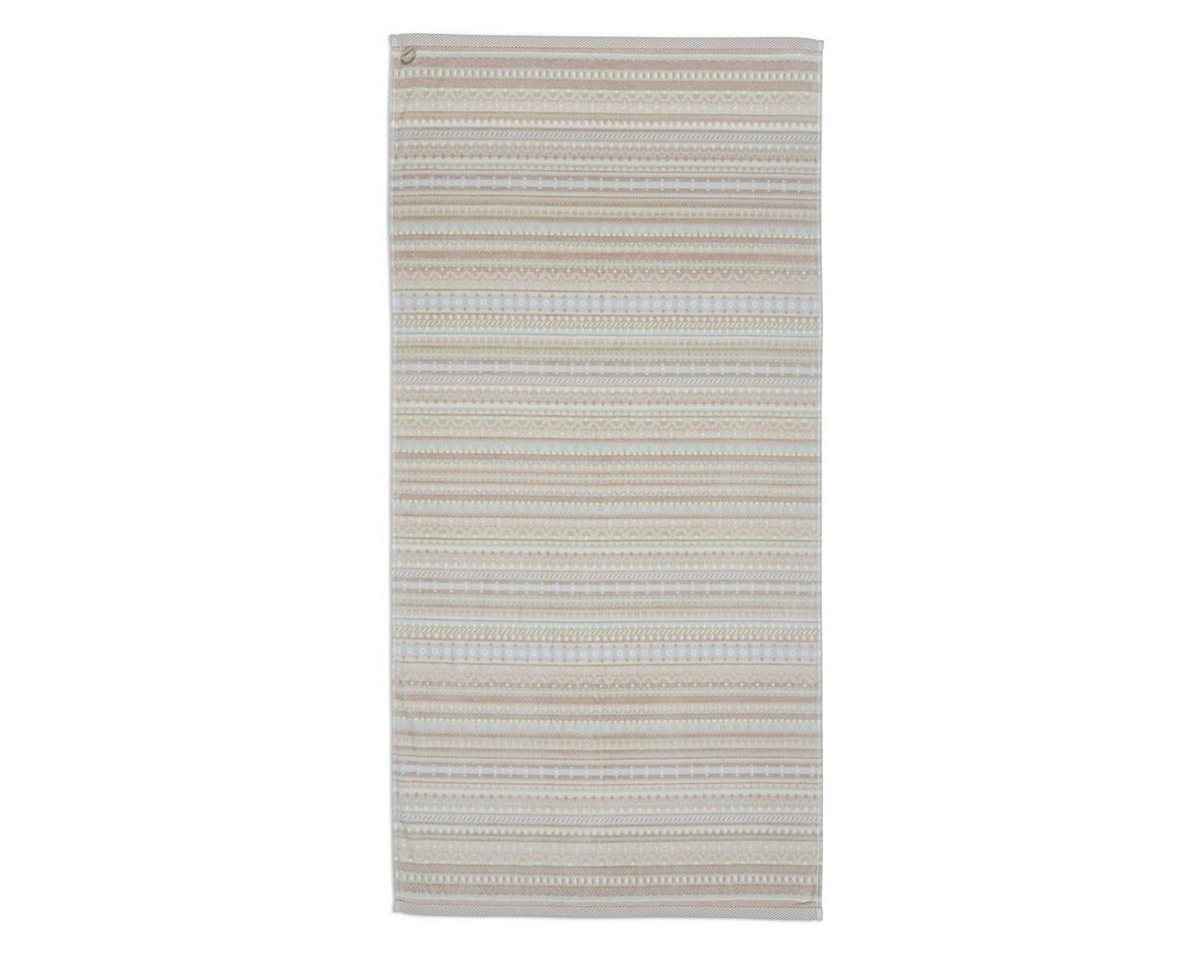 PiP Studio Handtuch Handtuch Geometric Print - 70 x 140 cm - Sand von PiP Studio