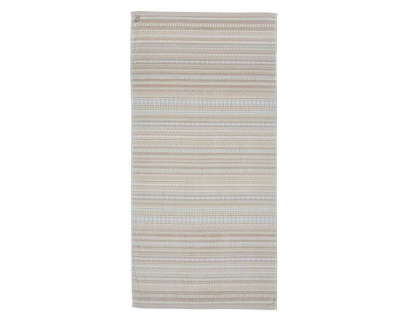 PiP Studio Handtuch Handtuch Geometric Print - 70 x 140 cm - Sand von PiP Studio
