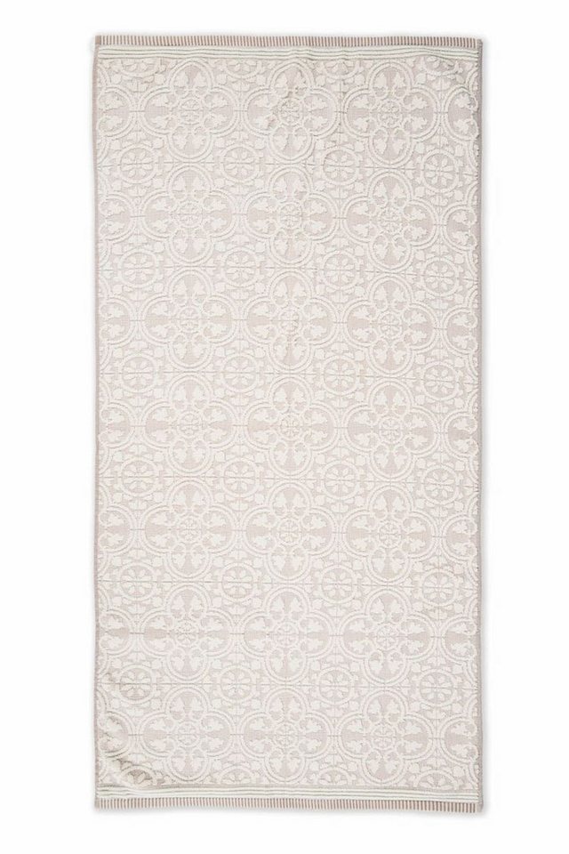 PiP Studio Handtuch Handtuch Tile de Khaki 70x140 PiP Studio Handtuch Handtuch Tile de Khaki 70x140 von PiP Studio