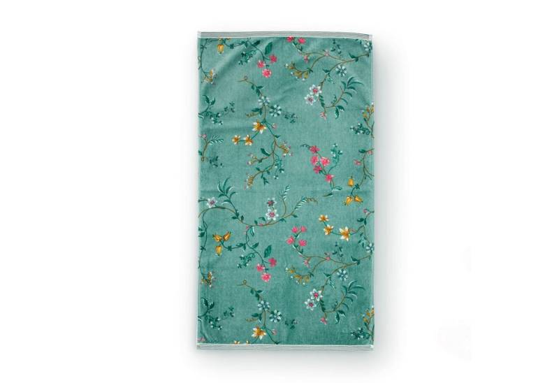 PiP Studio Handtuch Handtuch Les Fleurs_Green_UV_UV_55x100 55 x 100 cm Set a 3 Handtücher, Frottier (1-St), Handtuch Frottetuch von PiP Studio