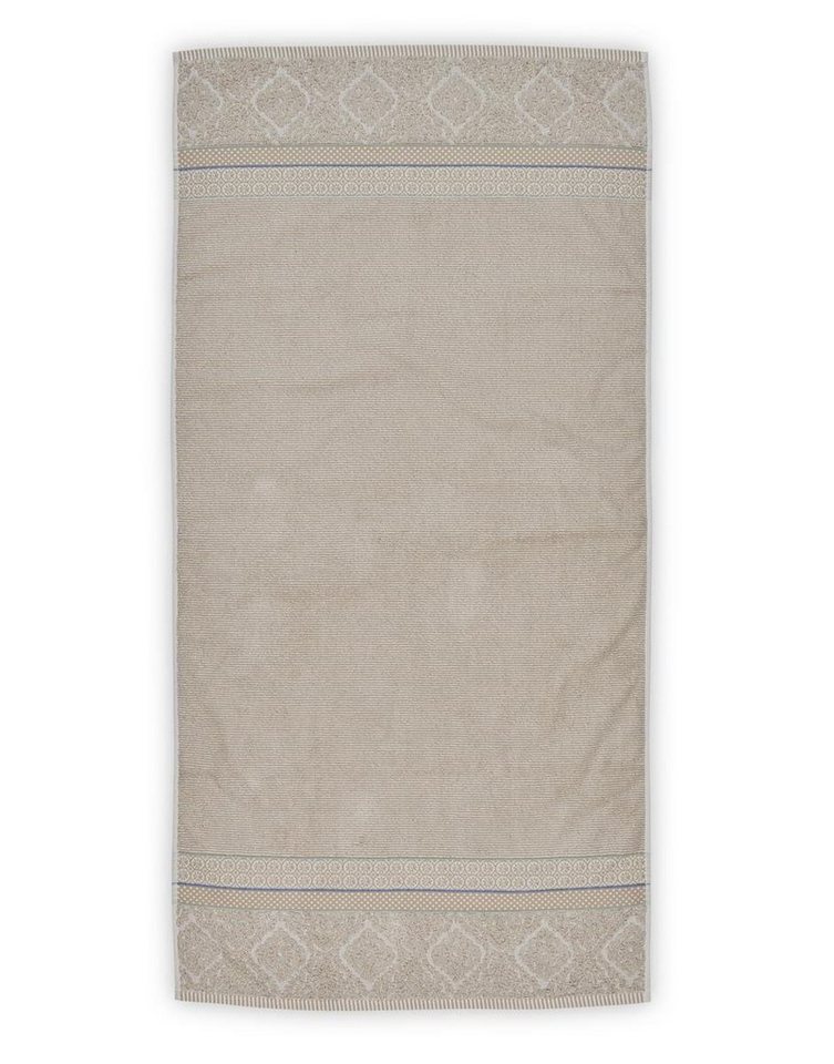 PiP Studio Handtuch Soft Zellige Khaki 70X140 Khaki 100% Cotton, terry, 500 GSM 70 x, Baumwolle (1-St), Handtuch Frottetuch von PiP Studio