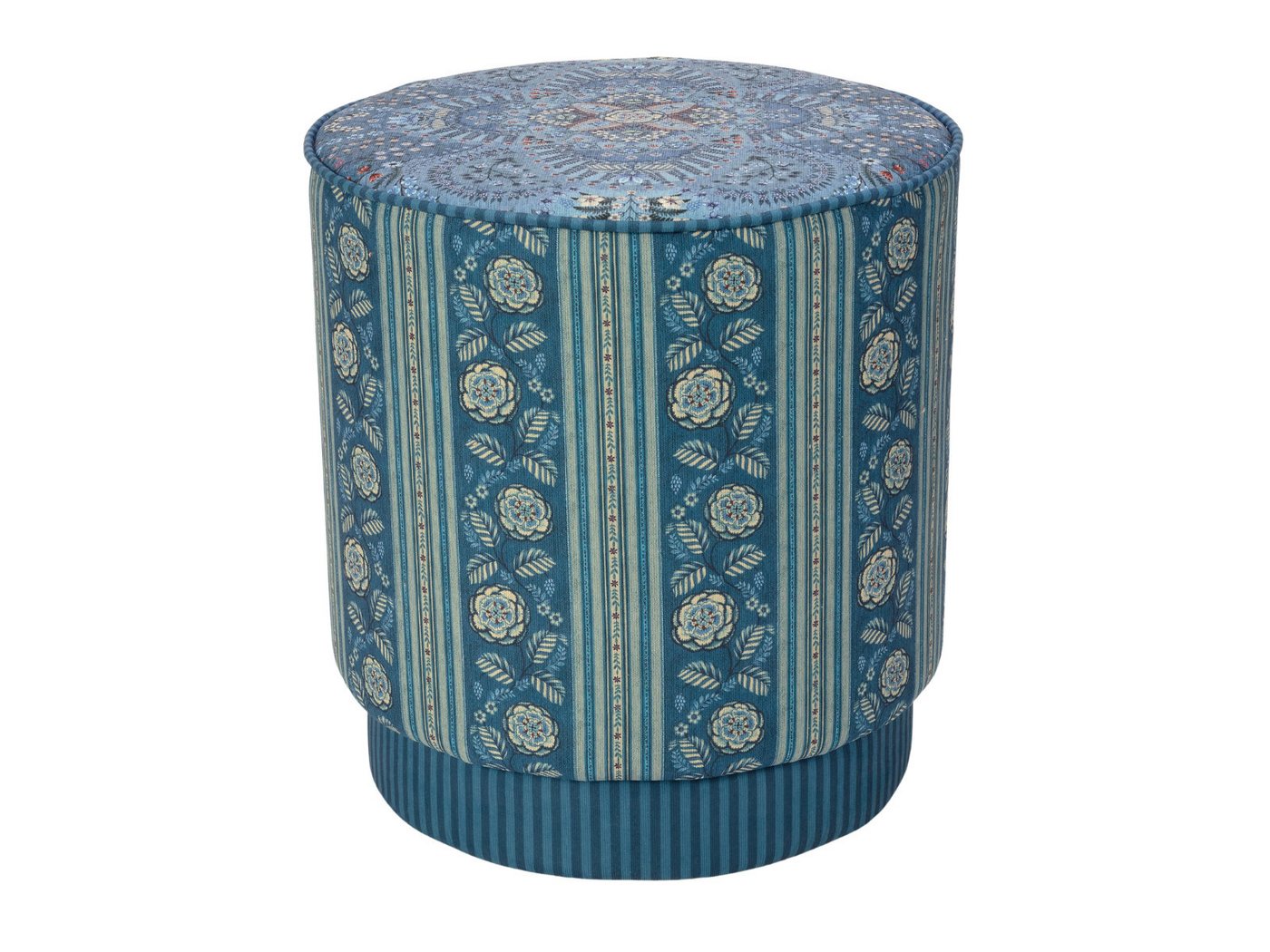 PiP Studio Hocker Rosa Rani Pouf / Hocker blau 40x45cm PiP Studio Hocker Rosa Rani Pouf / Hocker blau 40x45cm von PiP Studio
