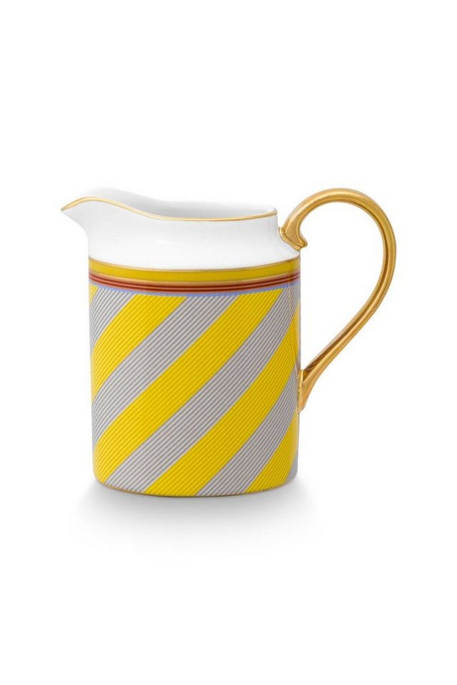 PiP Studio Kanne Chique Krug Stripes gelb 260ml von PiP Studio