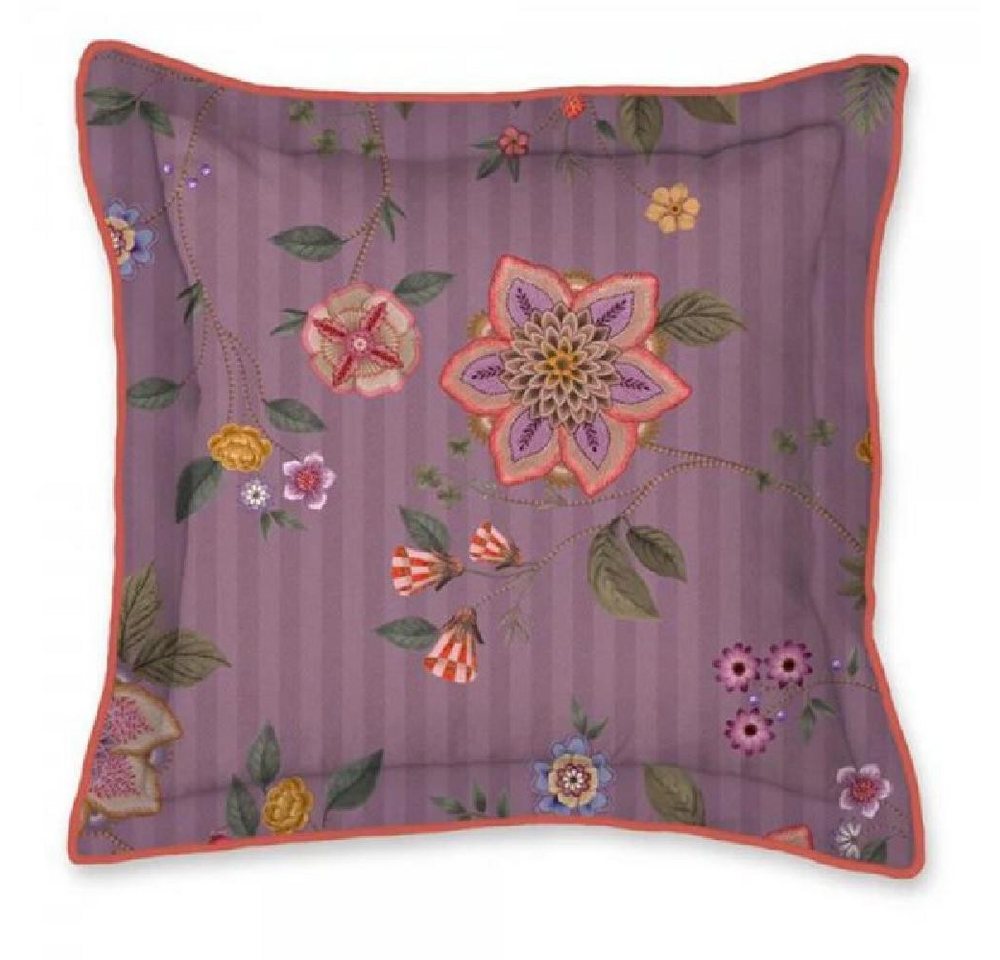 PiP Studio Kissenhülle Zierkissen Quadratisch Flores Bailando Square Purple (45x45cm) von PiP Studio
