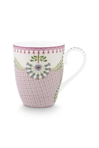 PIP STUDIO Lily&Lotus Henkelbecher lila 350ml von PIP STUDIO