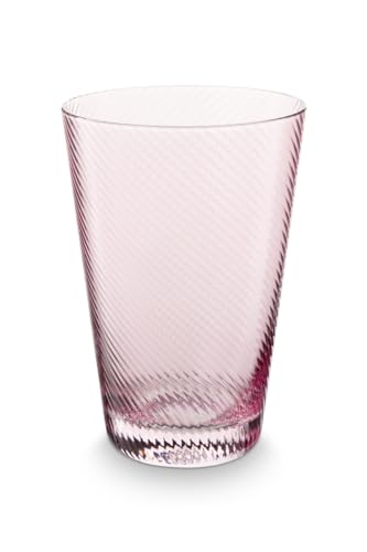 PiP Studio Lily&Lotus Twisted Longdrinkglas lila 420ml von PiP Studio