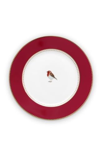 Pip Studio Love Birds Brotteller rot 17cm von Pip Studio