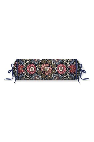 PiP Studio Nackenrolle Il Ricamo | Dark Blue - 22 x 70 von PiP Studio