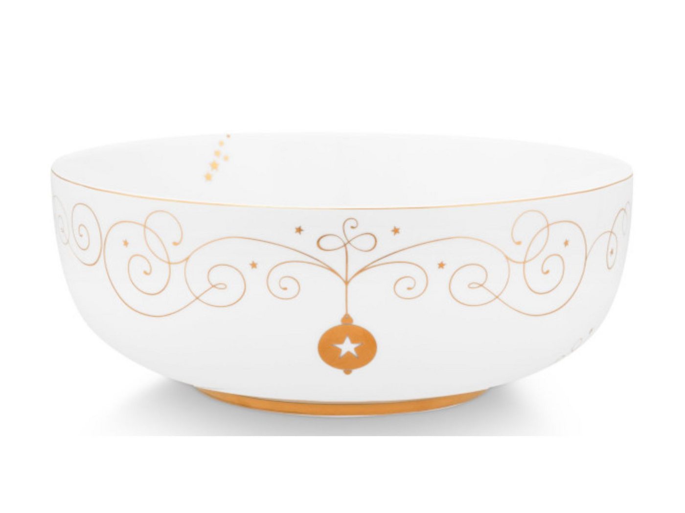 PiP Studio Schale Royal Winter White Bowl 23cm, Porzellan, (Salatbowl) von PiP Studio