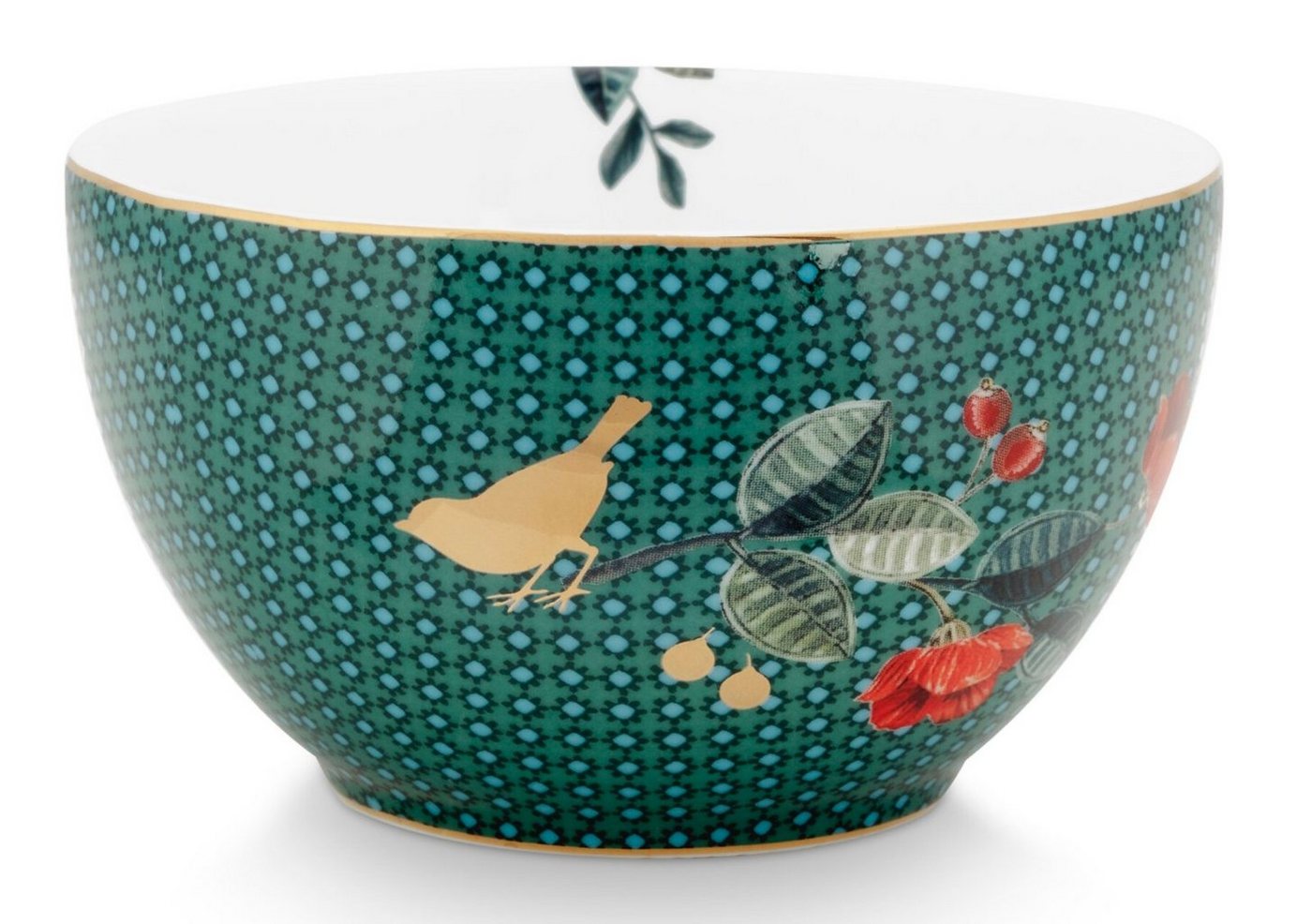 PiP Studio Schale Winter Wonderland Bowl dove green 9,5 cm, Porzellan, (Schüsseln) von PiP Studio