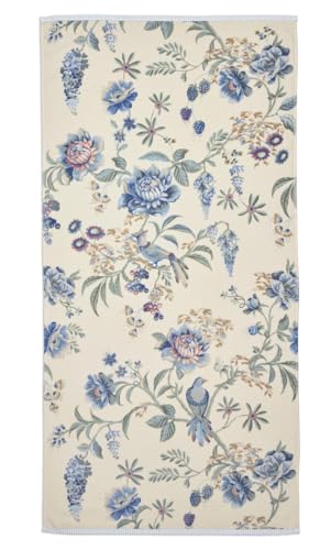 PiP Studio Secret Garden Badetuch Weißblau 70x140 von Pip Studio