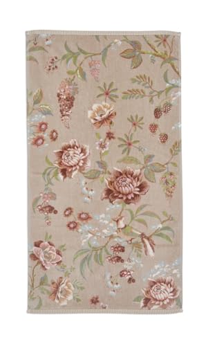 PiP Studio Secret Garden Handtuch Khaki 55x100 von Pip Studio