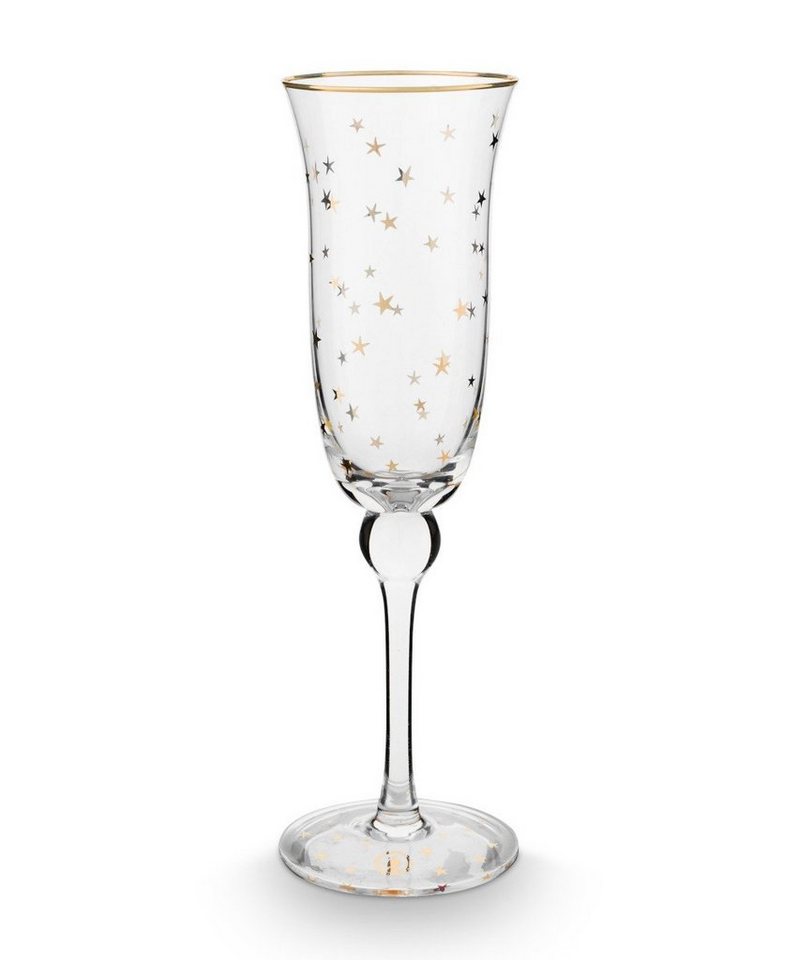 PiP Studio Champagnerglas Stars Champagnerglas gold 0,22l, Glas, Champagne Glass Stars Gold 220ml PiP Studio Champagnerglas Stars Champagnerglas gold 0,22l, Glas, Champagne Glass Stars Gold 220ml von PiP Studio