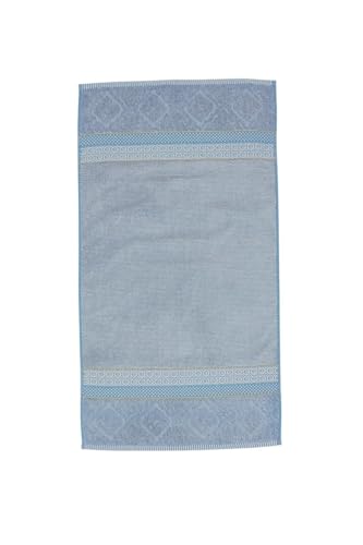 Pip Studio Soft Zellige Handtuch Blue Grey 55x100cm (1 Stück) von Pip Studio