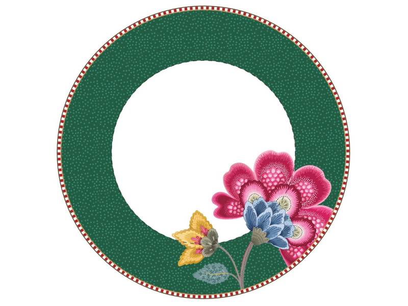 PiP Studio Frühstücksteller Fantasy Green Frühstücksteller 21cm von PiP Studio