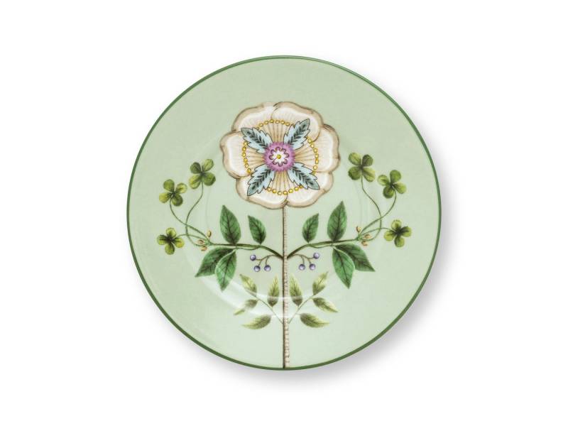 PiP Studio Brotteller Lily&Lotus Petit Four Light Green Brotteller 12cm von PiP Studio