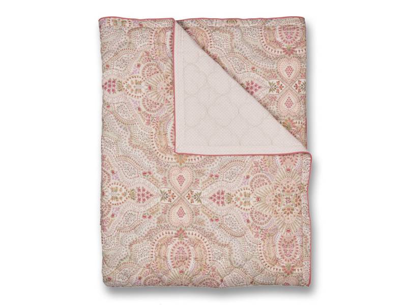 PiP Studio Tagesdecke Moon Flower Decke hellrosa 220x260cm (1 Stück) von PiP Studio