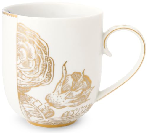 PIP STUDIO Royal White Becher mit Henkel Gross 0,325 l PIP STUDIO Royal White Becher mit Henkel Gross 0,325 l von PIP STUDIO