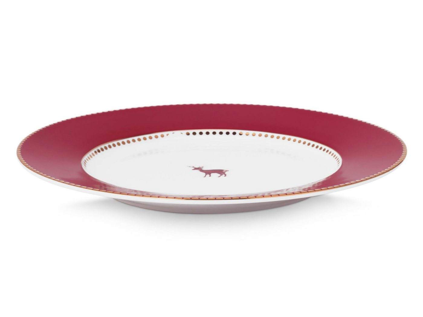 PiP Studio Teller Love Birds Teller dunkelrot 26,5cm von PiP Studio