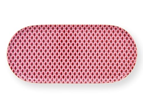 Pip Studio Flower Fest. Scallop Dark pink Zuckertablett von Pip Studio