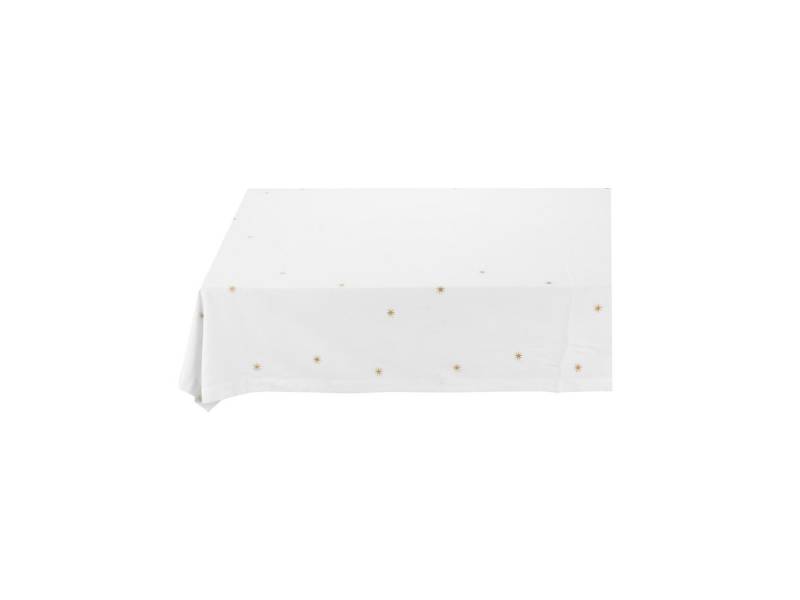 PiP Studio Tischdecke Dot Delight Tischdecke mit Stickerei Sterne gold 160x250cm von PiP Studio