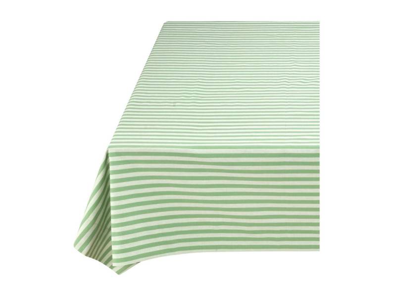 PiP Studio Tischdecke Stripes Light Green Tischdecke 180x300cm von PiP Studio