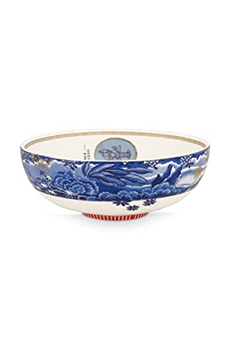 PiP Studio 51003179 Heritage Bowl Border Blue 20 cm (1 Stück) von PiP Studio