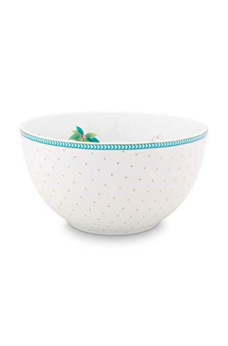 PiP Studio 51003169 Jolie Flowers Dots Gold Bowl 15 cm (1 Stück) von PiP Studio