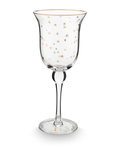 PIP STUDIO Stars Weinglas Gold 0,36l von PIP STUDIO