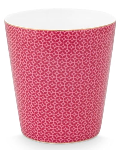 PiP Studio Tasse Royal Tiles | Dunkel Pink - 230 ml von PiP Studio