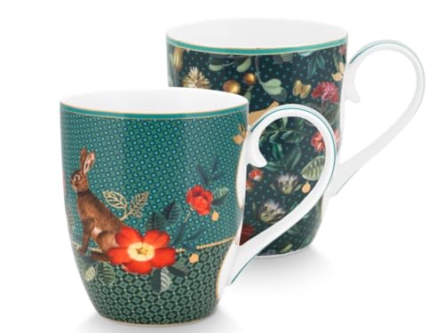 PIP STUDIO 51002335 Winter Wonderland Henkelbecher 450 ml Set2 von PIP STUDIO