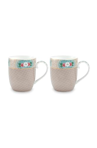 Pip Studio 2er Tassen-Set klein Blushing Birds | Khaki - 145 ml Pip Studio 2er Tassen-Set klein Blushing Birds | Khaki - 145 ml von Pip Studio