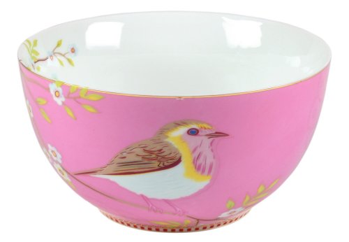 PiP Studio - Schale, Dessertschale, Müslischale - Early Bird - Pink - Porzellan - D 15 cm von PiP Studio