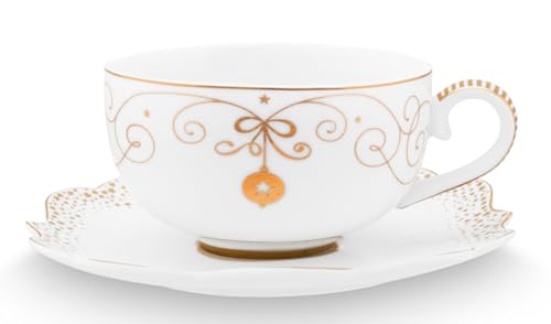 PIP STUDIO Royal Winter White Espressotasse mit Untertasse 125ml PIP STUDIO Royal Winter White Espressotasse mit Untertasse 125ml von PIP STUDIO
