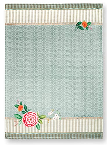 PiP Studio Tea Towel Blushing Birds Blue 50x70cm von PiP Studio