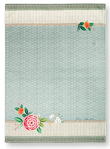Pip Studio Blushing Birds Geschirrtuch Blue 50 x 70 cm von Pip Studio