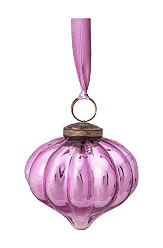 PiP Studio 51099215 Ornament Glass Baumanhänger Light Pink 7,5 cm (1 Stück) von PiP Studio