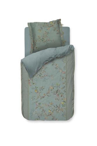 PiP Studio Bettwäsche Autunno light blue 1 Bettbezug 155 x 220 cm + 1 Kissenbezug 80 x 80 cm von Pip Studio