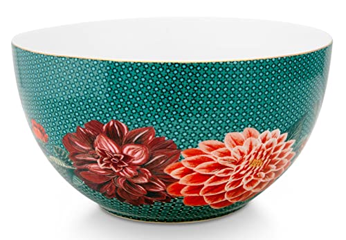 PiP Studio 51003199 Winter Wonderland Bowl deer green 18 cm (1 Stück) von PiP Studio