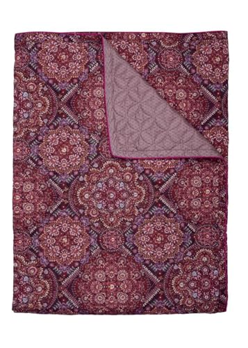 Pip Studio Tagesdecke Pip Il Mosaico | Dark Red - 180 x 260 von PiP Studio