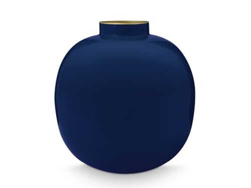 Pip Studio Vase Metal blau 23 cm von Pip Studio