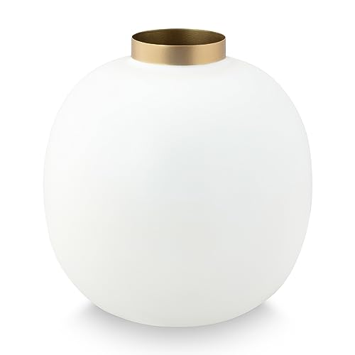 Pip Studio Vase Christmas | Weiss-Gold - 23 von PiP Studio