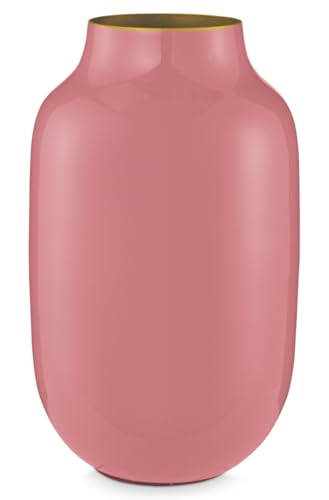 Pip Studio Vase Metall Oval Old Pink 30 cm von Pip Studio