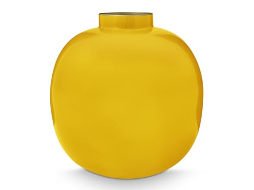 Pip Studio Vase Metal gelb 23 cm von Pip Studio