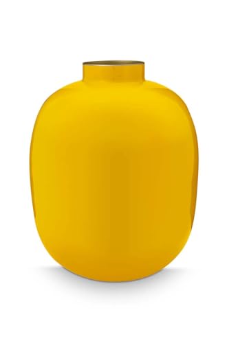 Pip Studio Vase Metal ockergelb 32 cm von Pip Studio