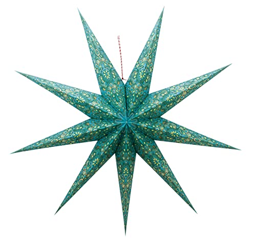 PIP STUDIO 51099216 Christmas Star Paper overall print green 110 cm (1 Stück) von Pip Studio