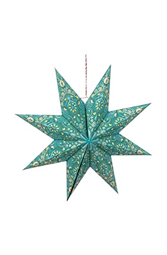 PIP STUDIO 51099200 Christmas Star Paper Overall Print Green 60 cm (1 Stück) von Pip Studio