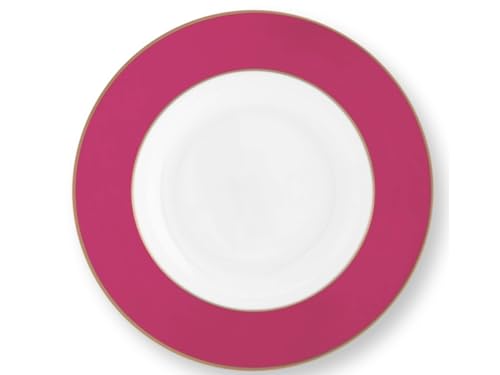PIP STUDIO 51001355 Chique Suppenteller gold-pink 23,5 cm (1 Stück) von Pip Studio