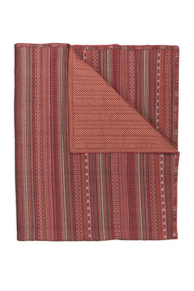 Wolldecke Ribbon Quilt_Red_UV_UV_270x260 1 Tagesdecke 270 x 260 cm, PiP Studio, Tagesdecke Kuscheldecke Decke Wohndecke von PiP Studio