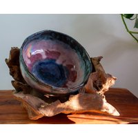 Keramik Bowl Mit Toller Glasur - Liebe Selbst Getöpfert & Gebrannt in Unserem Kleinen Atelier Im Münsterland Tolle Geschenkide von PiPoKeramik